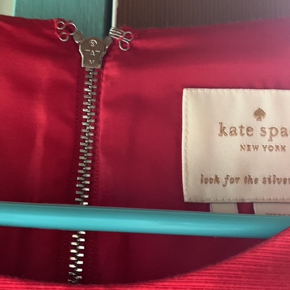 Kate Spade Red Pleated Dress - Picture 2 of 6